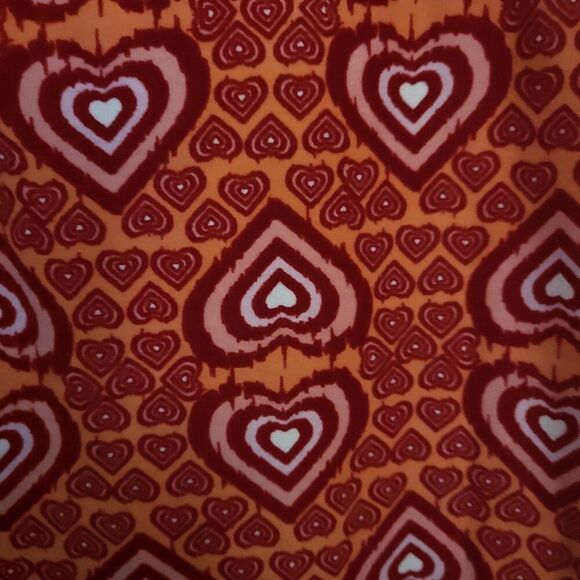 LuLaRoe Pink And Red Hearts Leggings - Picture 3 of 4